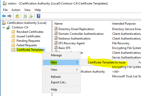 CA User Certificate